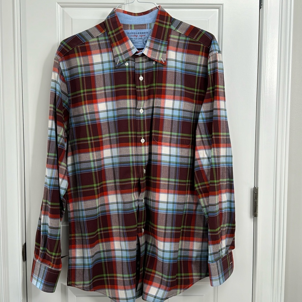 Men’s Large button up long sleeve